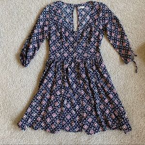 Hollister Button Down Long Sleeve Dress